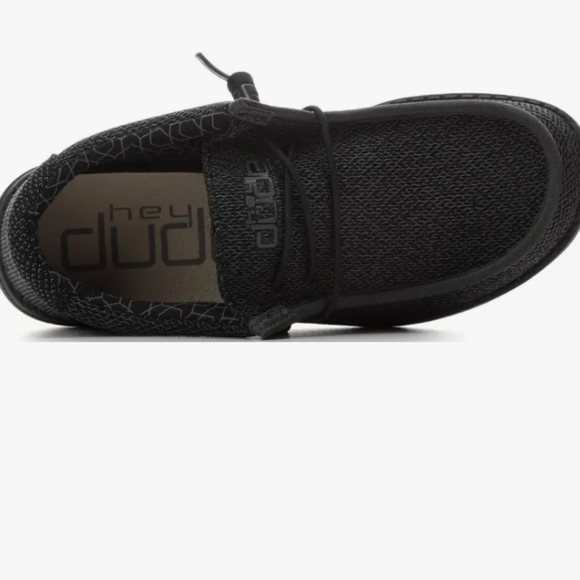 HEY DUDE WALLY MICRO  SOX TOTAL BLACK